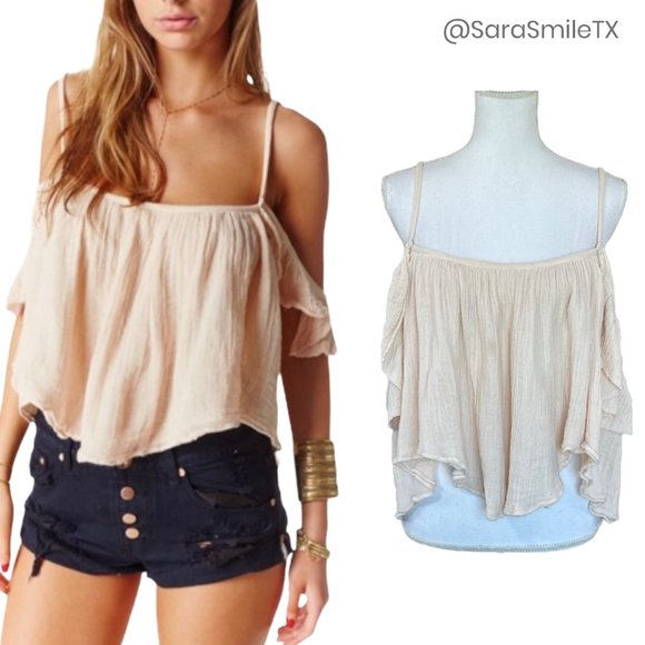 Jen's Pirate Booty Tops - {JEN’S PIRATE BOOTY} 'La Rosa' Cold Shoulder Top